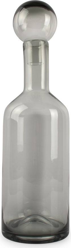 Vase Collection Fera Gråt Krystalglas Gulvvase H55 Cm ø15 Cm