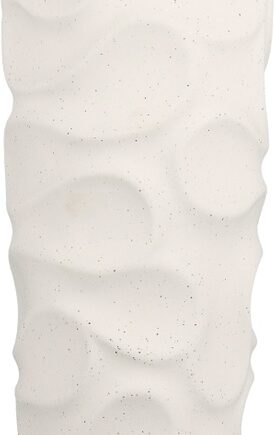 Vase     Collection Rivu Beige Stentøjsvase H44 Cm Struktureret Dekorationsvase