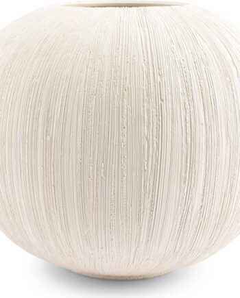 Vase     Collection Vico Stentøj Beige Struktureret Keramik ø23   H19   Cm