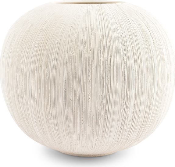Vase Collection Vico Stentøj Beige Struktureret Keramik ø23 H19 Cm
