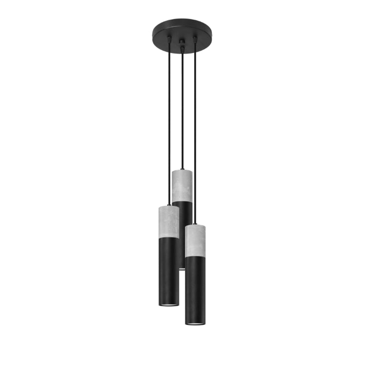 Vedhæng Lampe Borgio 3p Sort