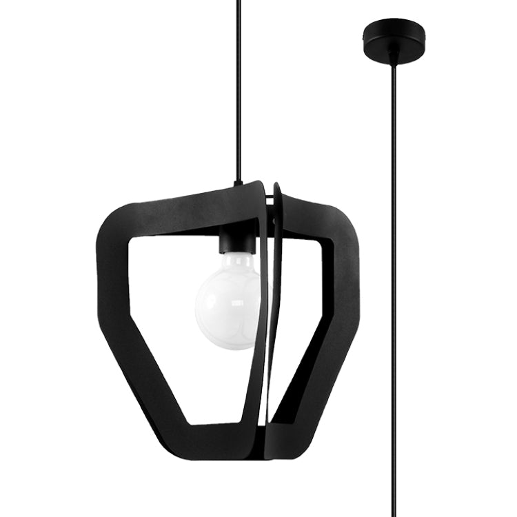 Vedhæng Lampe Tres Sort
