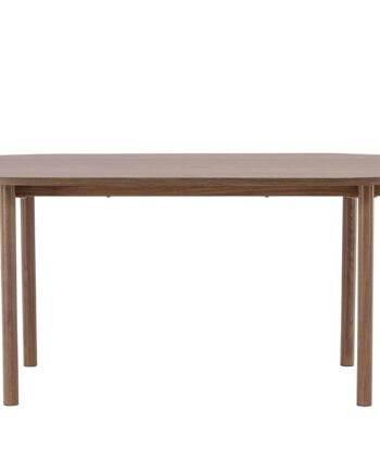 Venture Design Andy Spisebord  Oval Natur Mdf Og Stål  180x75