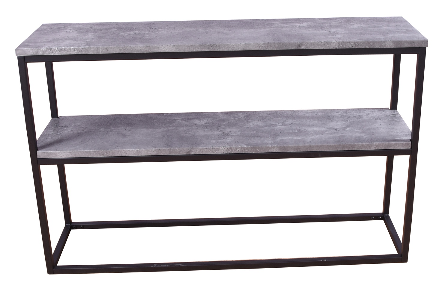 Venture Design Rise Sidebord       Hylde Betongrå Papirlaminat Og Sort Stål  110x30