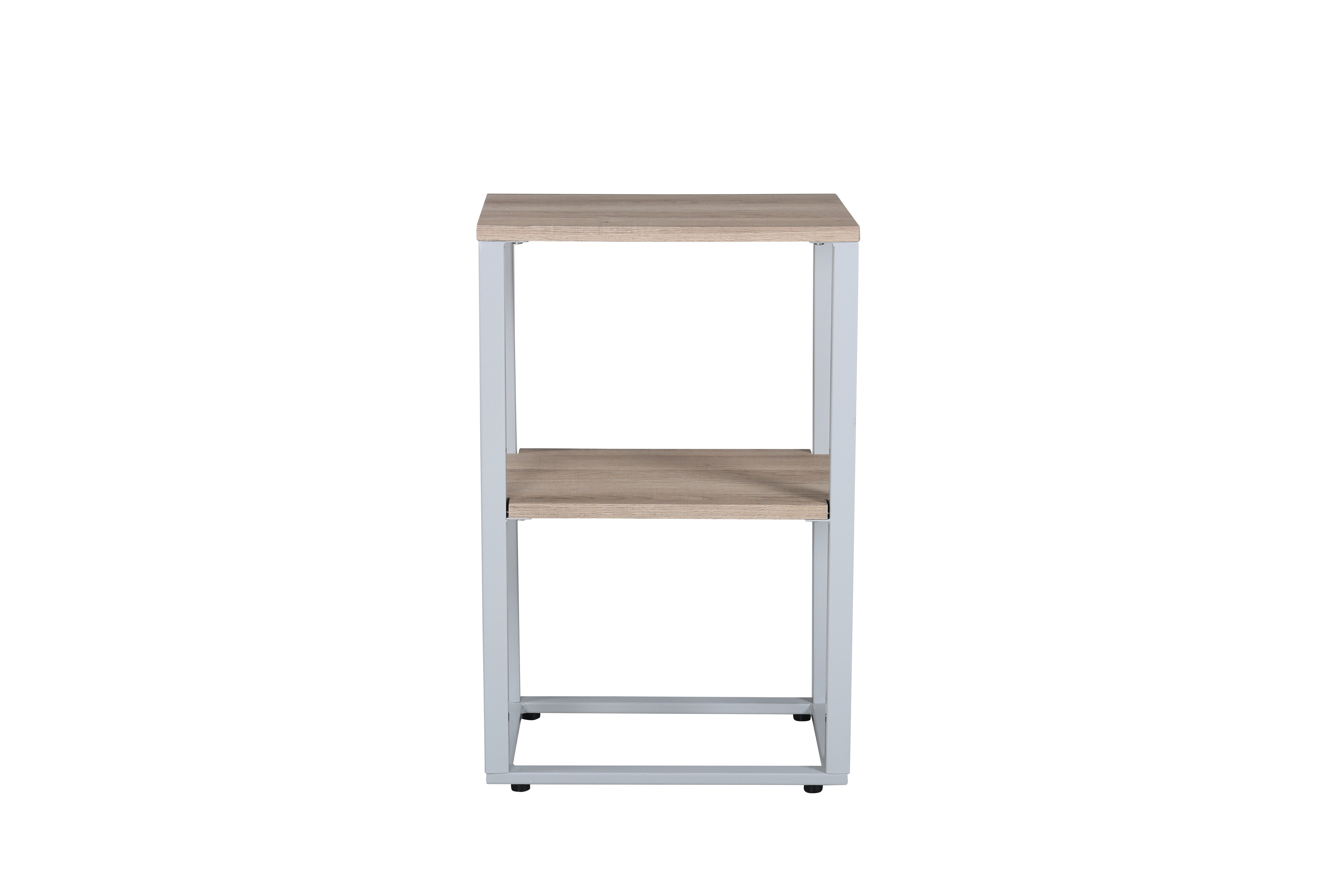 Venture Design Rise Sidebord       Hylde Natur Askepapirlaminat Og Grå Stål  45x30