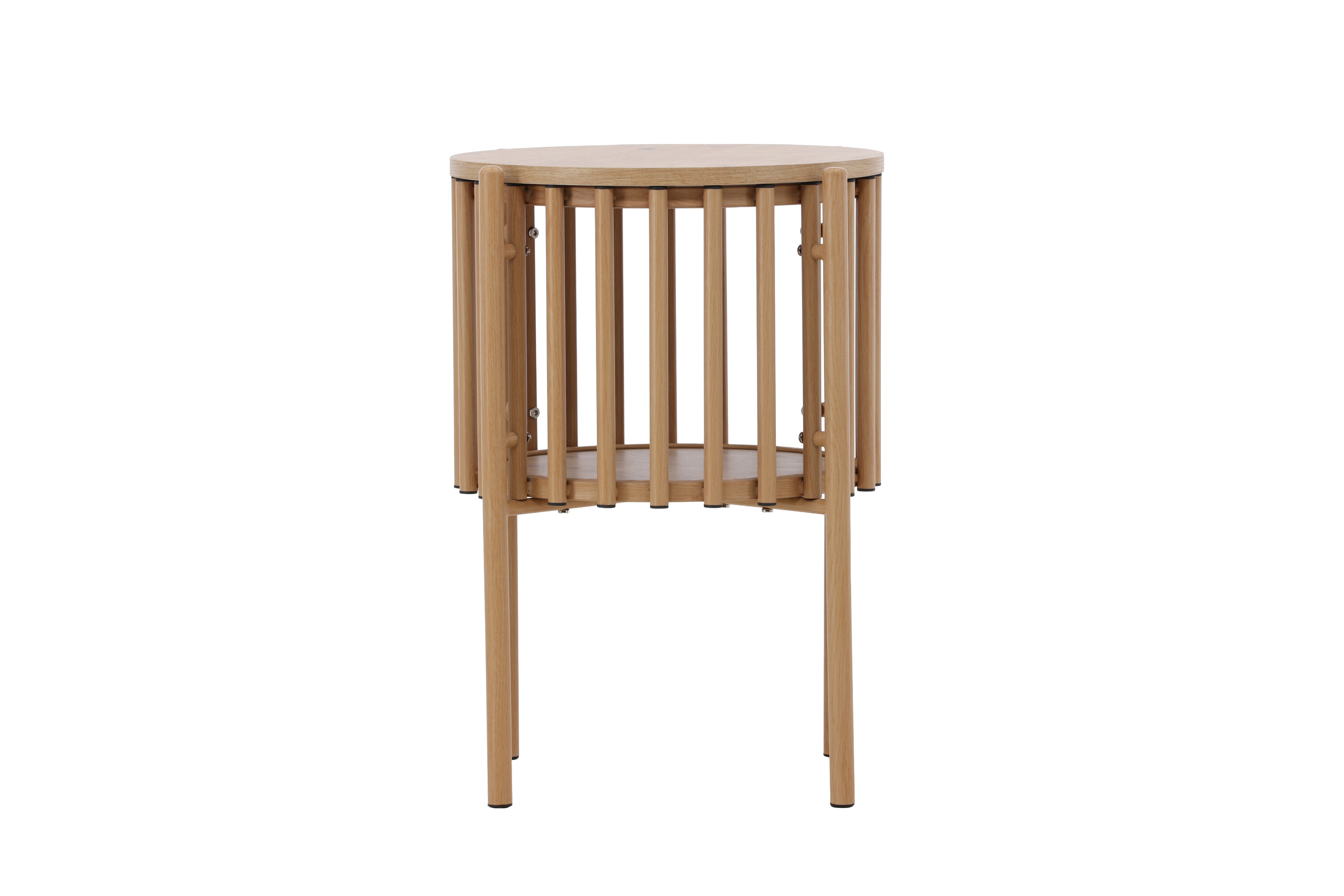 Venture Design Rubbo Sidebord       Hylde  Rund Natur Trælook Mdf  ø45x65