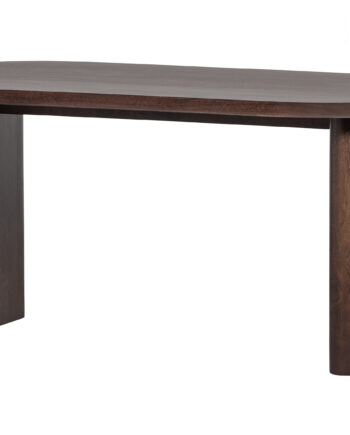 Vtwonen Ellips Spisebord  Oval Brun Valnøddefarvet Mangotræ  90x180