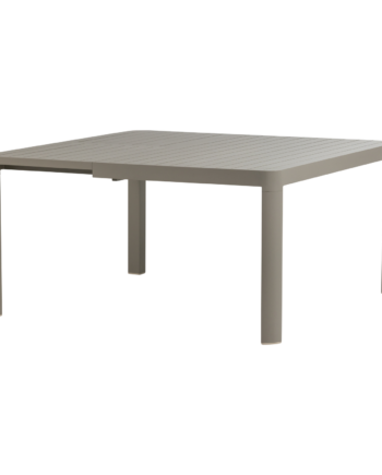 Woood Ovara Havebord     Udtræk Sand Aluminium  150x150