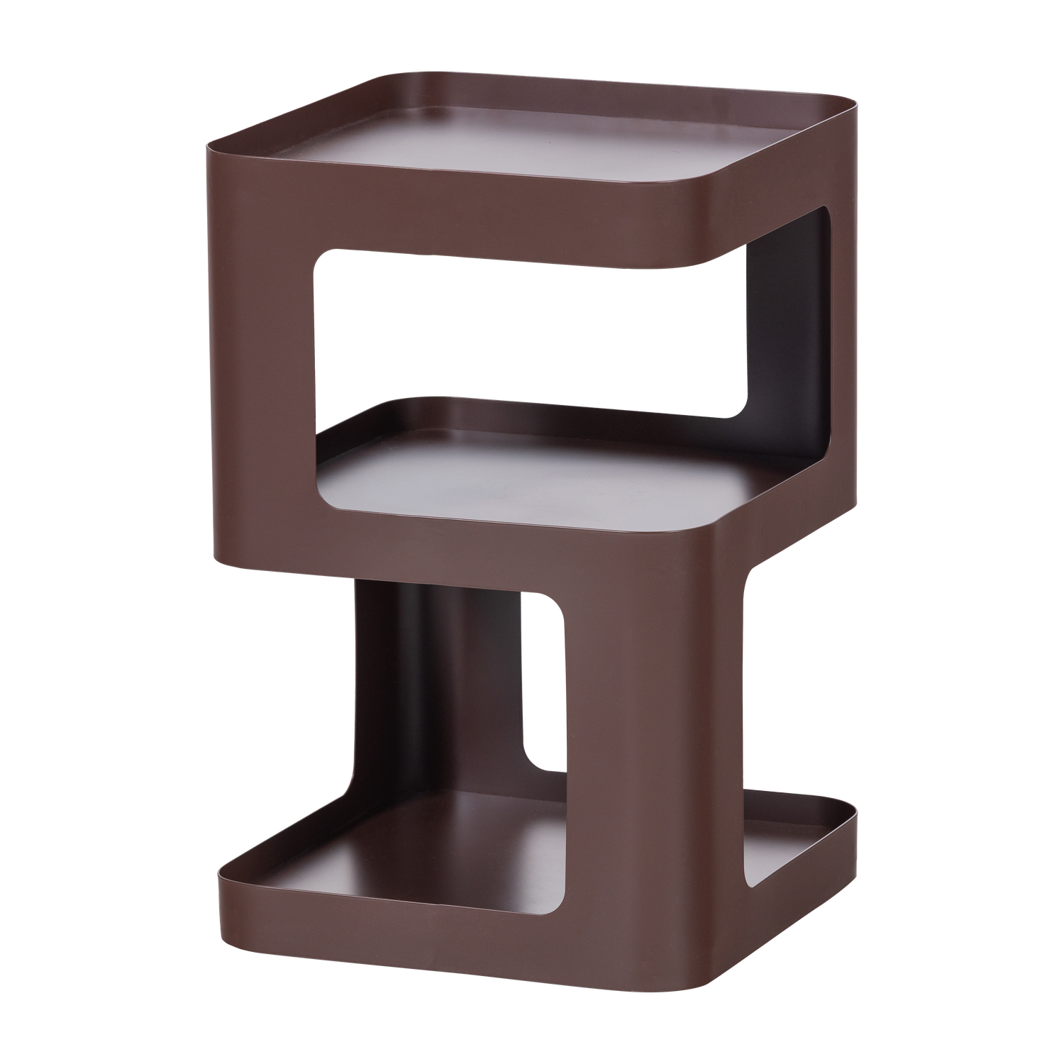 Woood Riv Sidebord Rum Lilla Brun Jern 35x35