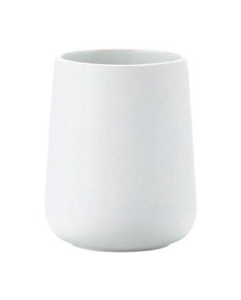 Zone Denmark Nova Tandbørstekrus Dia      10 Cm White  : Erling Christensen Møbler