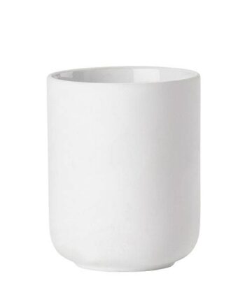 Zone Denmark Ume Tandbørstekrus Dia        10   Cm White  : Erling Christensen Møbler