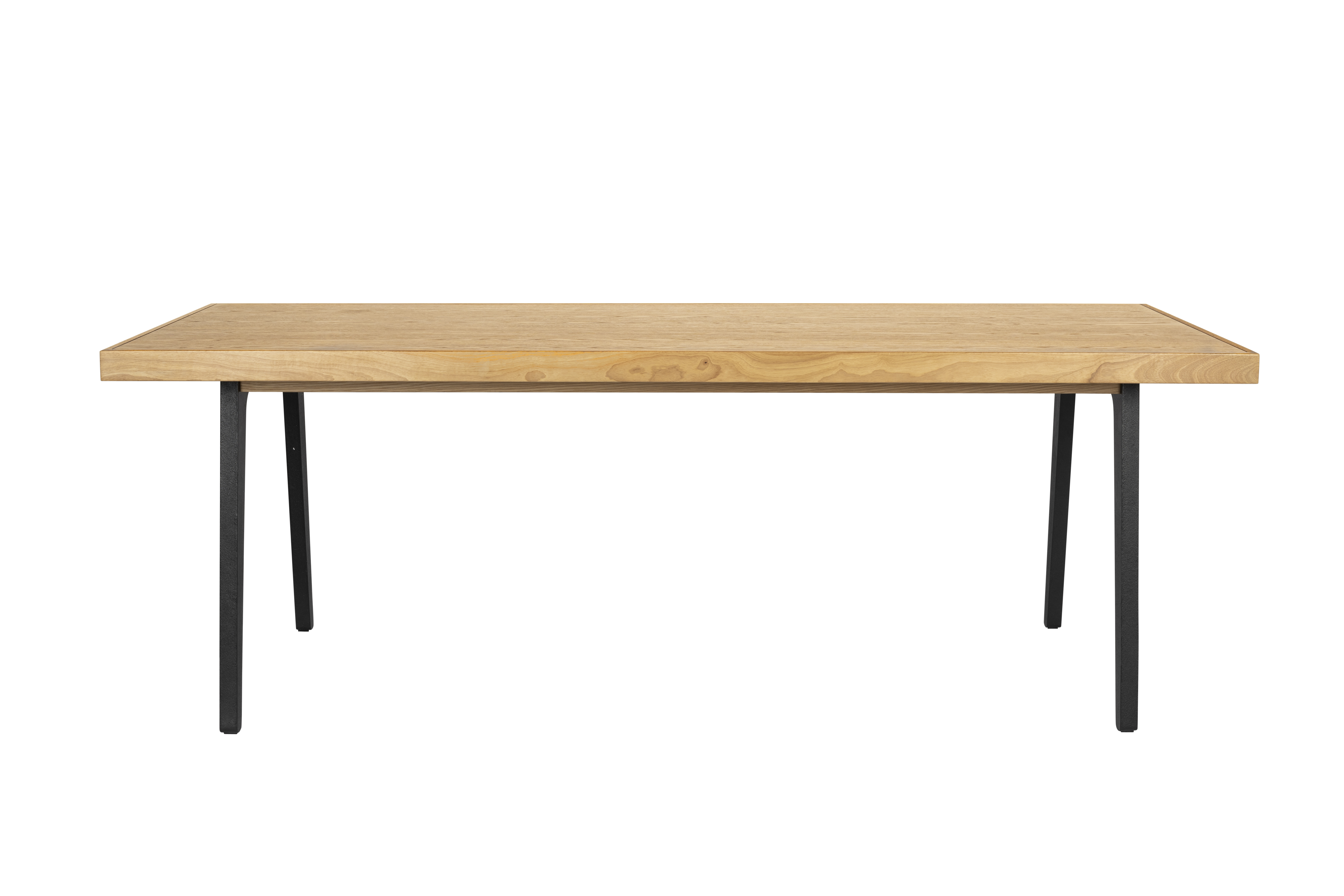 Zuiver Harvest Spisebord  Rektangulær Natur Egetræsfinér Og Sort Jern  220x90