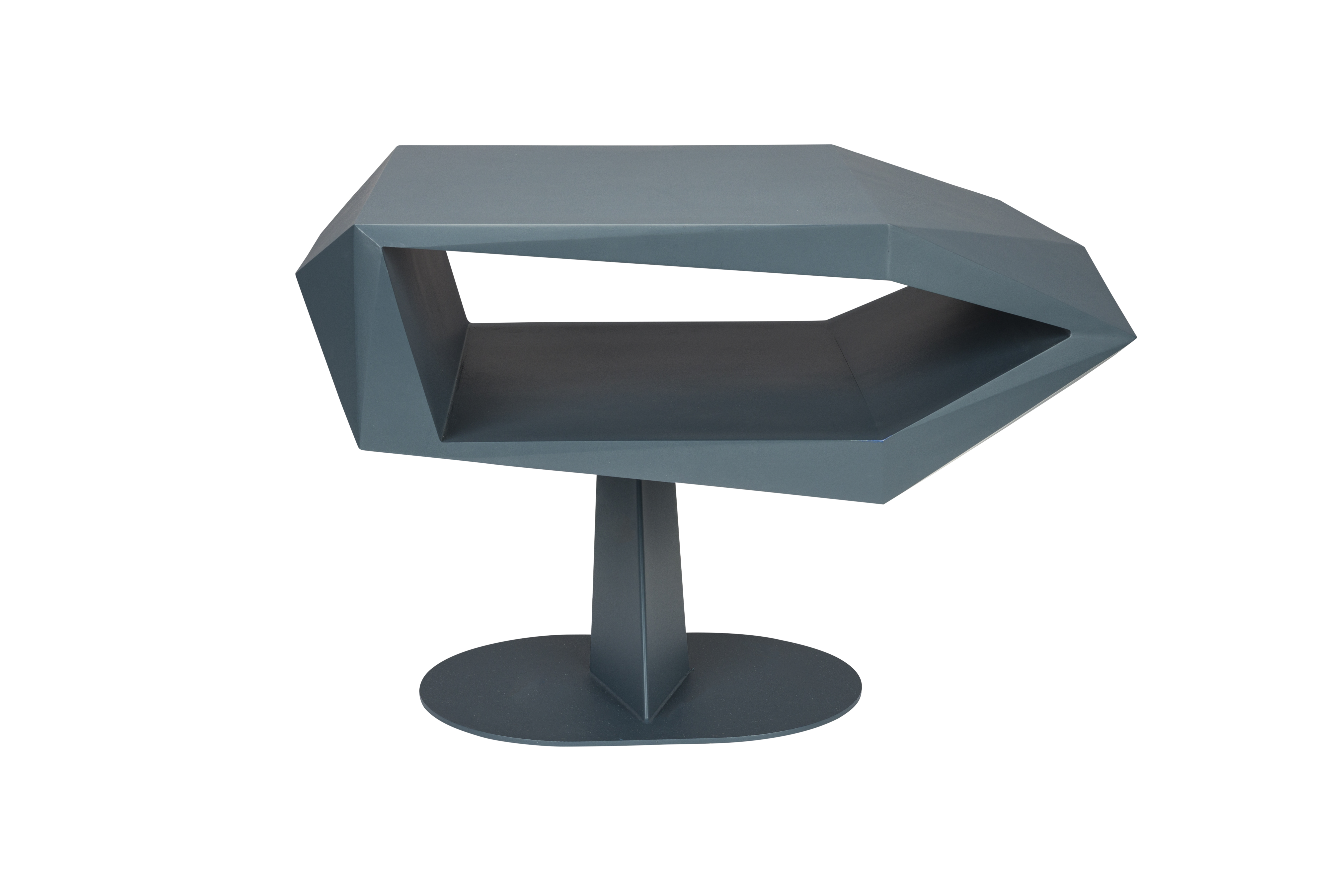 Zuiver Nord Sidebord       åbent Rum Sort Harpiks Og Stål  60x40