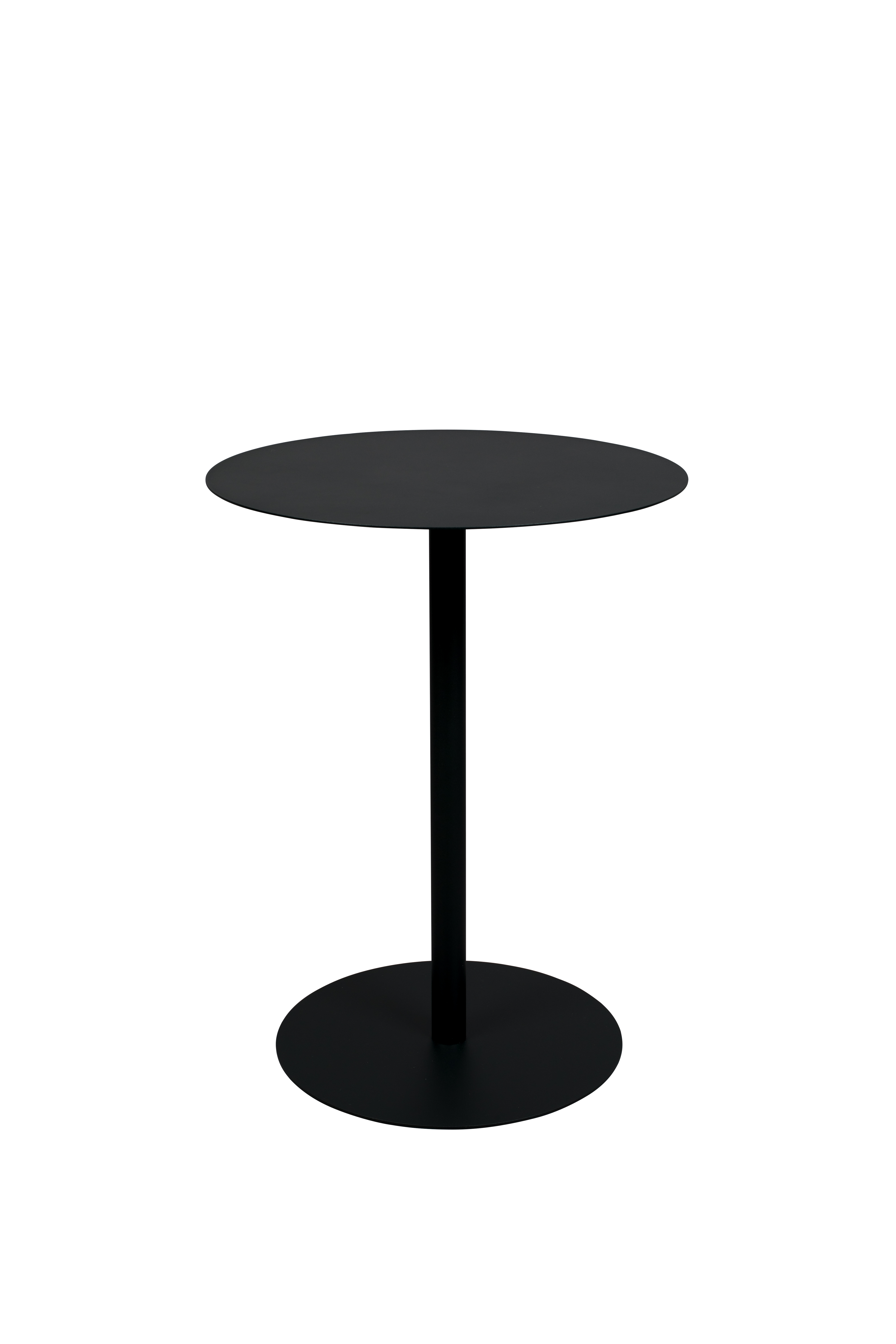 Zuiver Snow Bistro Bord  Rund Sort Stål  ø57