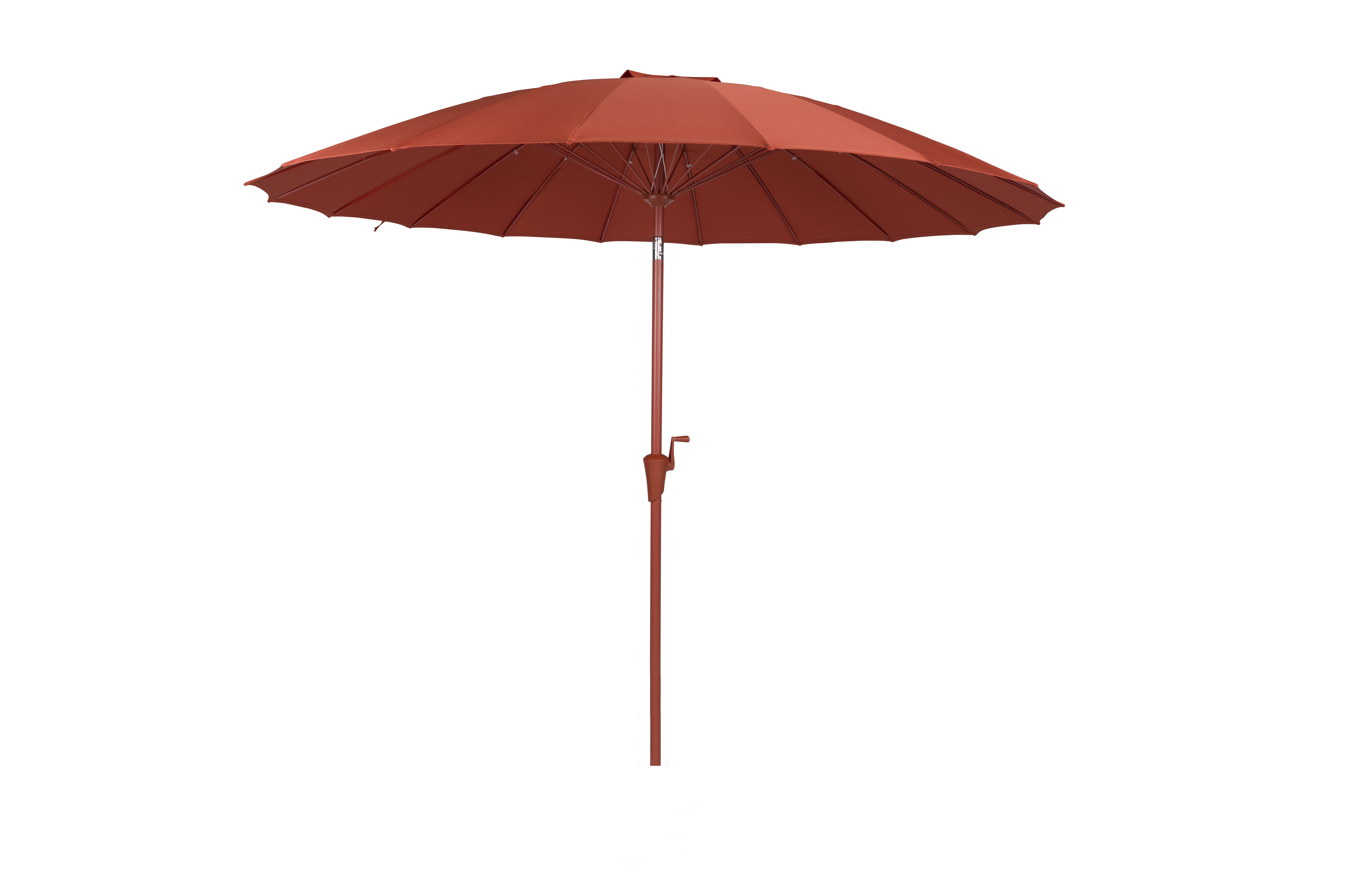 Zuiver Sunshine Parasol Rød Polyester Og Rustfri Metal  ø250