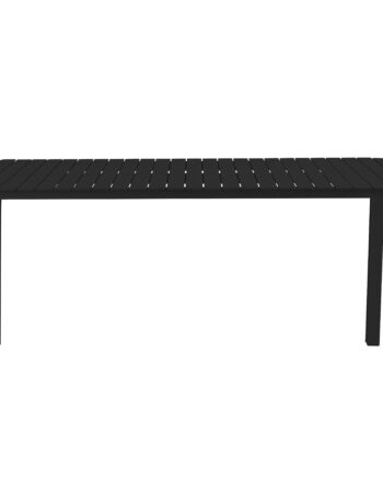 Zuiver Vondel Havebord  Rektangulær Sort Aluminium  168 5x87