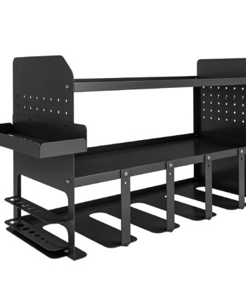 -lags Haveredskabsorganisator  Haveredskabsstativ Med Kroge  Siderum  Op Til 50 Kg  61     23   32   Cm  Sort