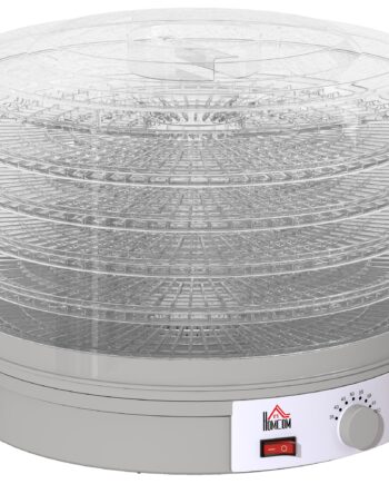 -lags Maddehydrator  245w Dehydrator Med Justerbar Temperaturkontrol  Grå