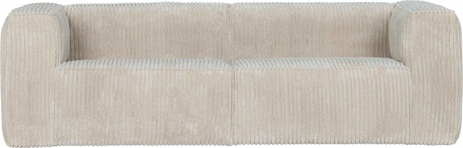 -personers Sofa Woood Exclusive Bean Natur Ribbet Polyester 246 Cm
