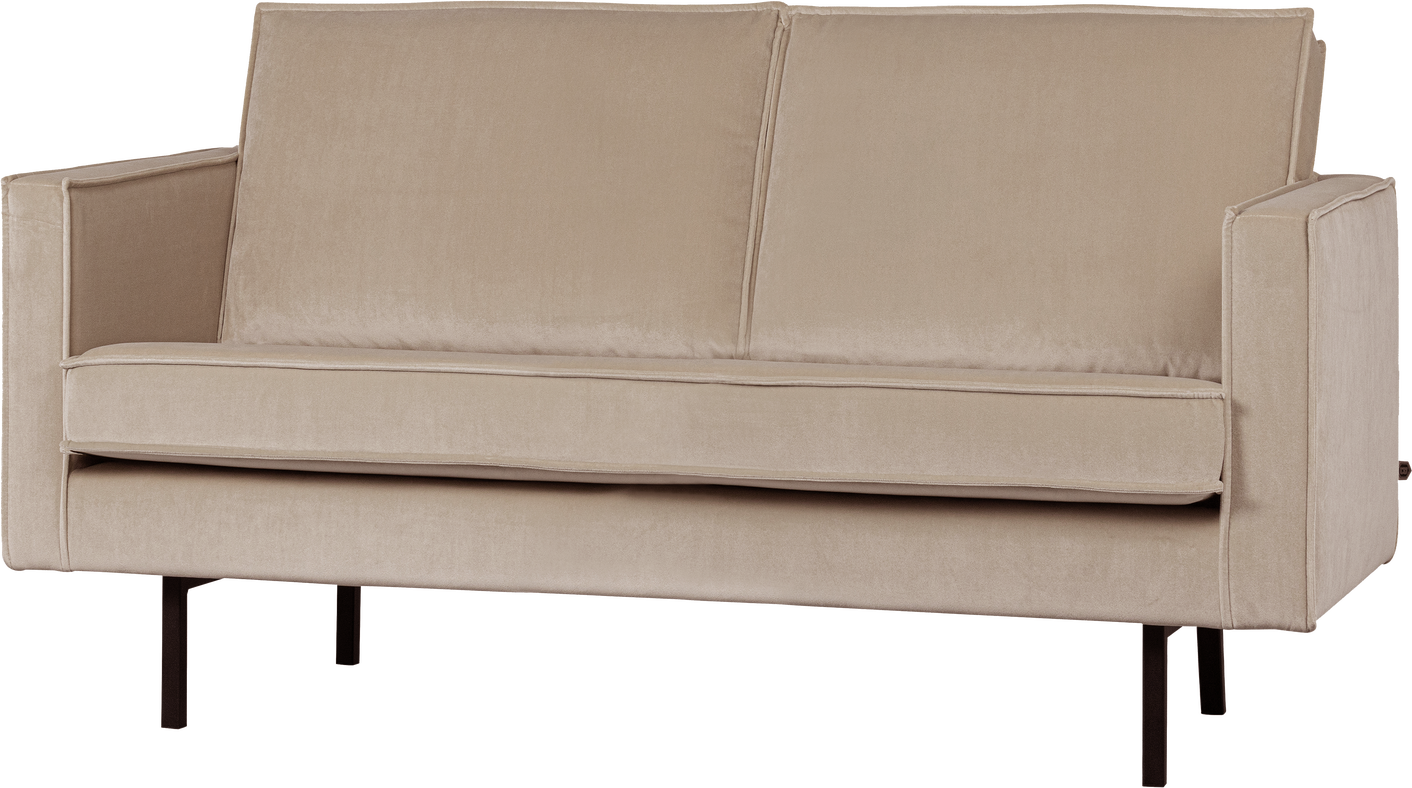 -personers Sofa Woood Rodeo Khaki Jarra Velour Kompakt Moderne B150 H85 D86